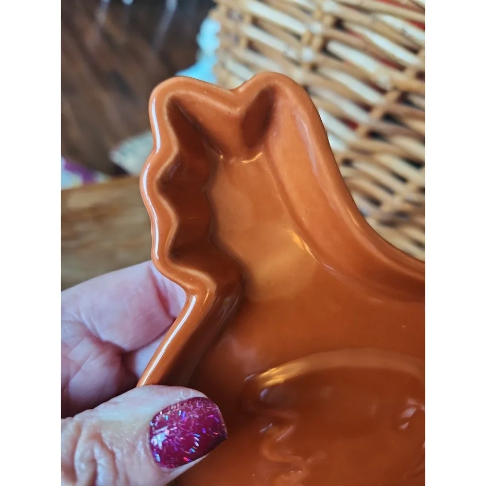 Chicken Red Hen Spoon Rest new Ceramic